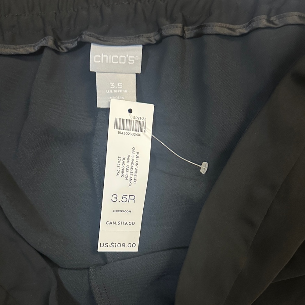 Chico's Sleek Dark Gray Pants - Picture 2 of 5